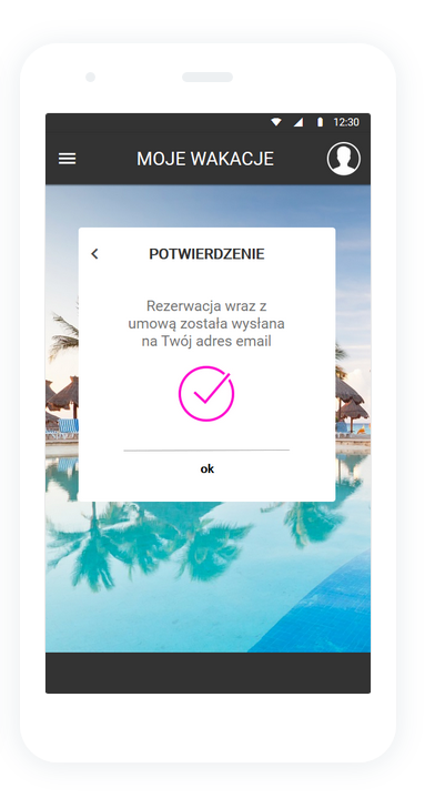 moje wakacje aplikacja potwierdzenie
